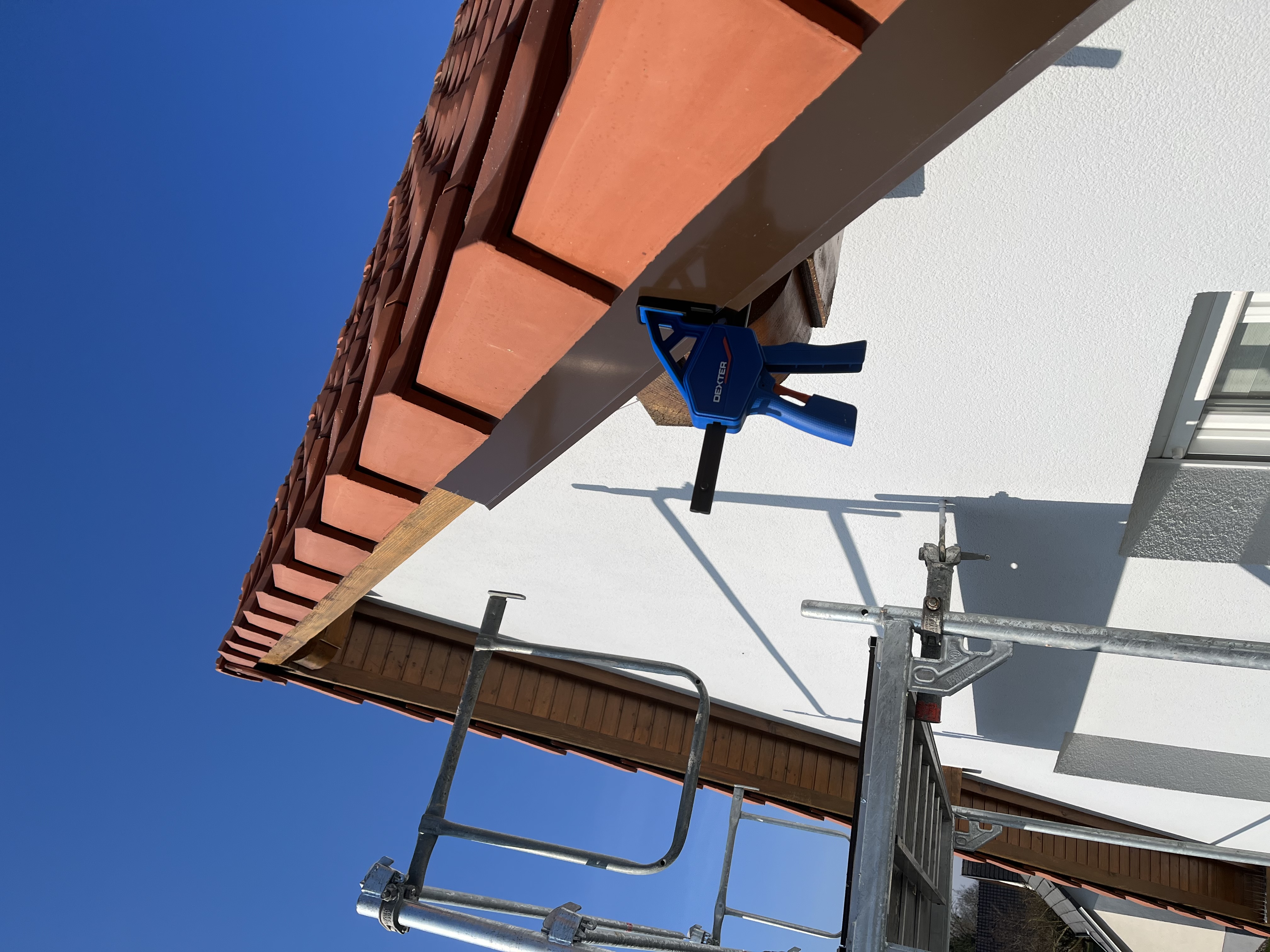 Travaux de zinguerie sur chéneaux